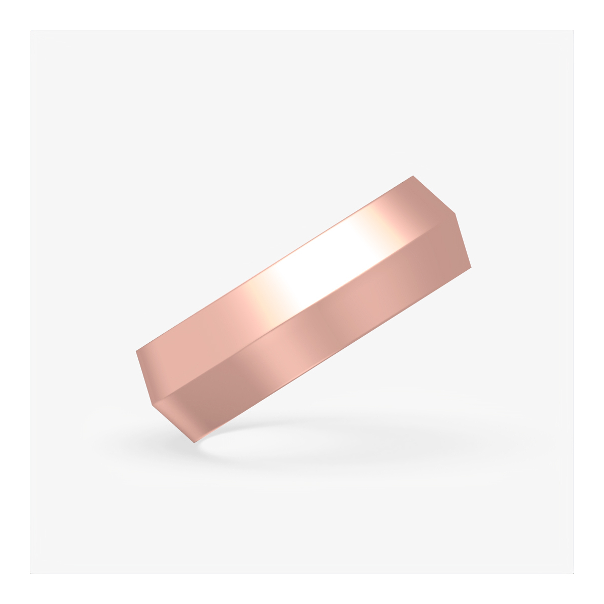 Additional Image 1 for  6mm Knife Edge Wedding Band